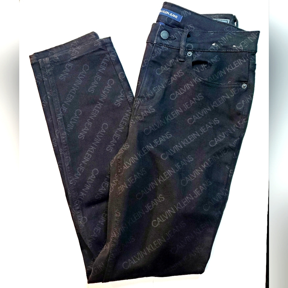 NWT Size 27 Black Calvin Klein Jeans